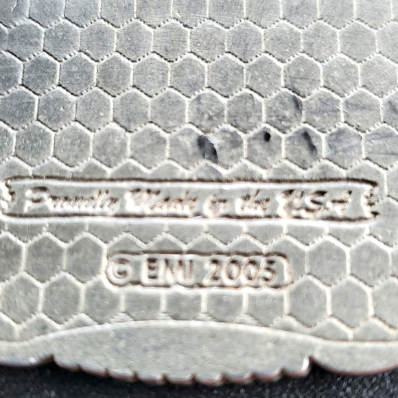 Vintage Dixie Darlin' Belt Buckle Red Blue Stars Enamel Made in the USA - Picture 6 of 7